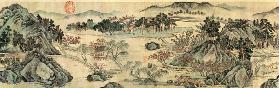 The Peach Blossom Spring from a poem entitled 'Tao Yuan Bi Jing' written by Wang Wei (701-761) 1524
