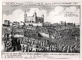 Execution of Strafford, May 12 1641