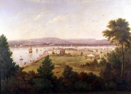 View of Exmouth from the Beacon Walls von W.H. Hallett