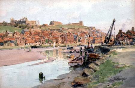 Rosy Evening, Whitby von Wilfred Williams Ball