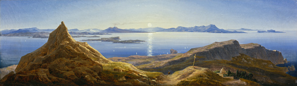 Küstenlandschaft am Golf von Neapel von Wilhelm Ahlborn