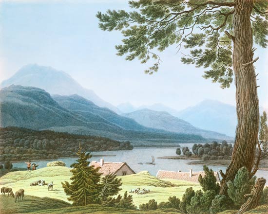 Der Inn bei Rosenheim. von Wilhelm Alexander Wolfgang Kobell