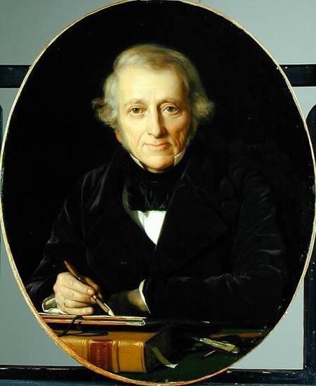 Portrait of the Artist Leo Lehmann (1782-1859) von Wilhelm Auguste Rudolf Lehmann