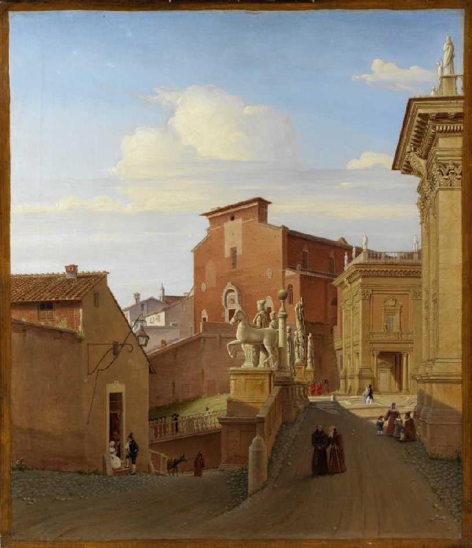 Ansicht des Kapitols in Rom von Wilhelm Brücke