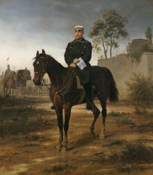 Bismarck before Paris von Wilhelm Camphausen