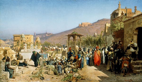 Das Totenfest in Kairo von Wilhelm Gentz