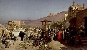 Das Totenfest in Kairo. von Wilhelm Gentz