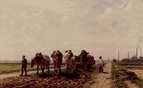 Strassenbau bei Neuss. 1878