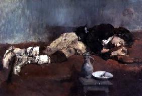 Savoyard Boy Sleeping 1869