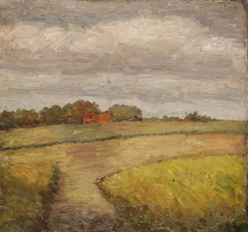 Herbstliche Felder von Wilhelm Morgner