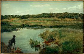 Dogge am Weßlinger See 1876