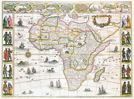 Africa Nova, c.1617 von Willem Blaeu
