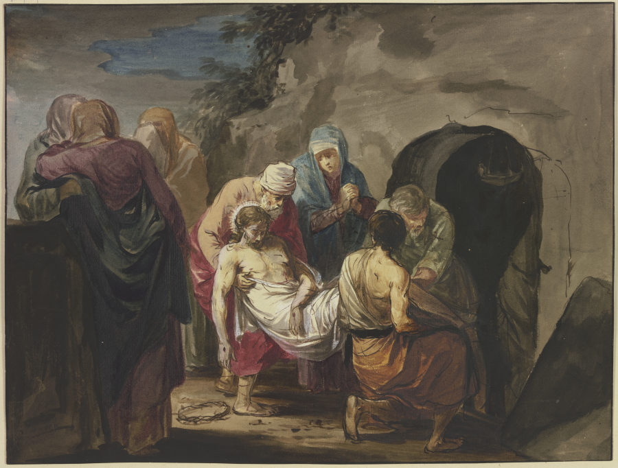 Grablegung Christi von Willem Joseph Laquy