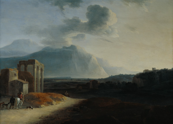 Landscape with Mount Stromboli von Willem Schellinks