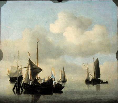 Seascape in Calm Weather von Willem van de Velde d.J.