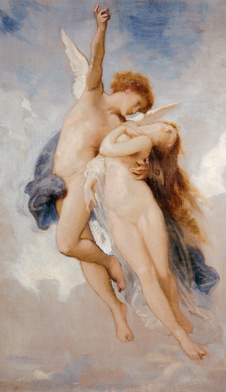 Cupid and Psyche von William Adolphe Bouguereau