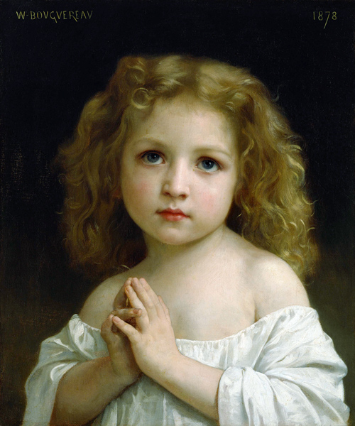 Kleines Mädchen von William Adolphe Bouguereau