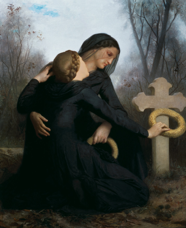 Le Jour des Morts (All Saints Day) von William Adolphe Bouguereau