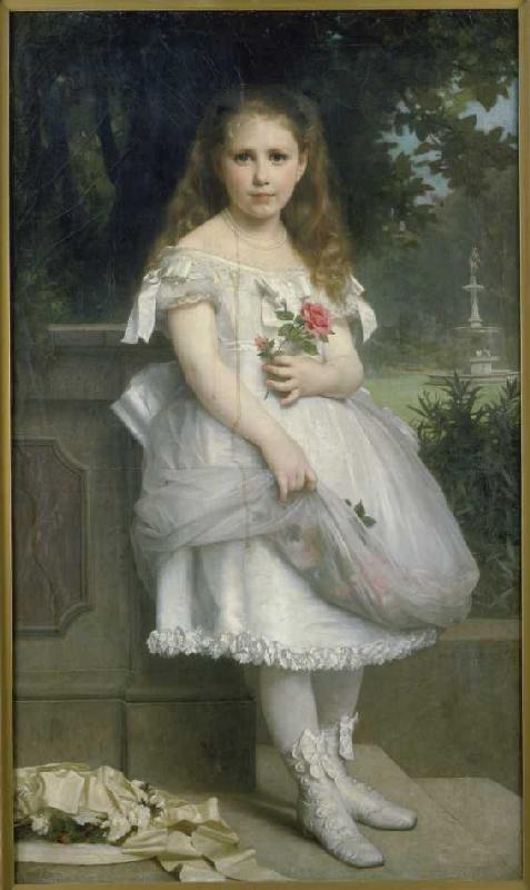 Anna Mounteney Jephson im Ballkleidchen von William Adolphe Bouguereau