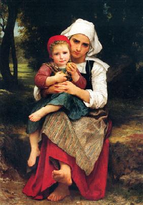 Bretonisches Geschwisterpaar 1871