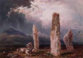 Circle of Stones at Tormore, Isle of Arran 1828