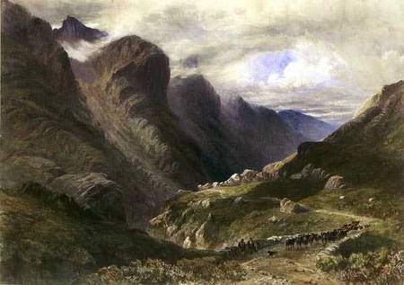 The Pass of Glencoe von William Bennett