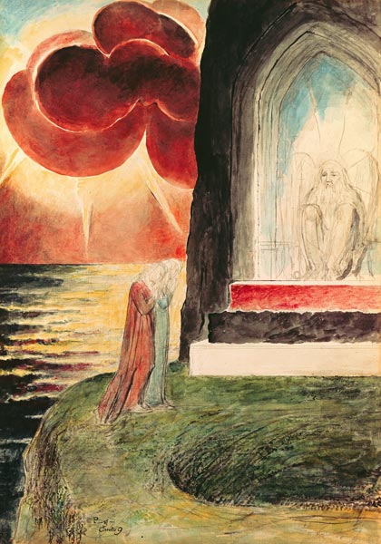 9. Gesang aus der Zeichenfolge zu Dantes göttlicher Komödie von William Blake