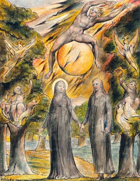 Im Zorn der Sonne (aus John Miltons L'Allegro und Il Penseroso) von William Blake