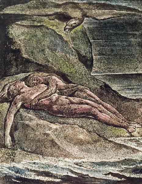 Milton a Poem: Albion on the rock von William Blake