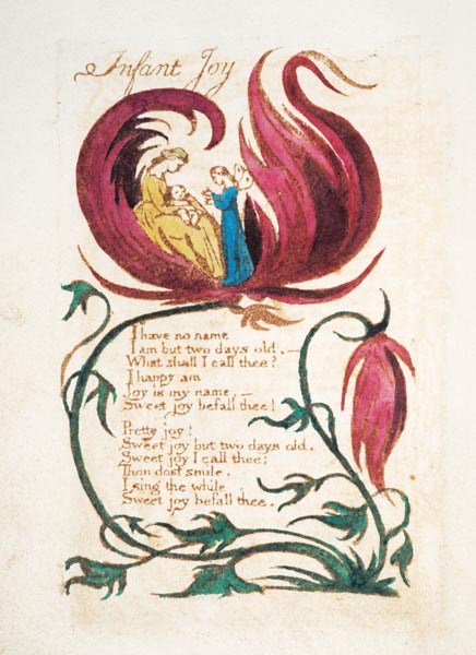 Infant Joy, from Songs of Innocence von William Blake