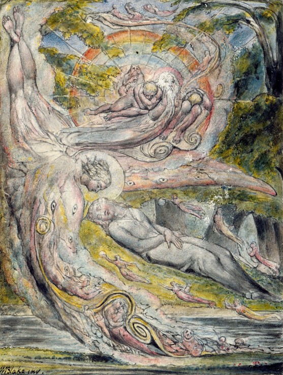 Mysteriöser Traum (aus John Miltons L'Allegro und Il Penseroso) von William Blake