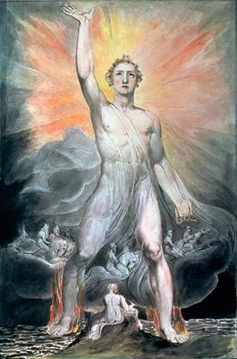 The Angel of Revelation, c.1805 (w/c, pen & ink over graphite) von William Blake