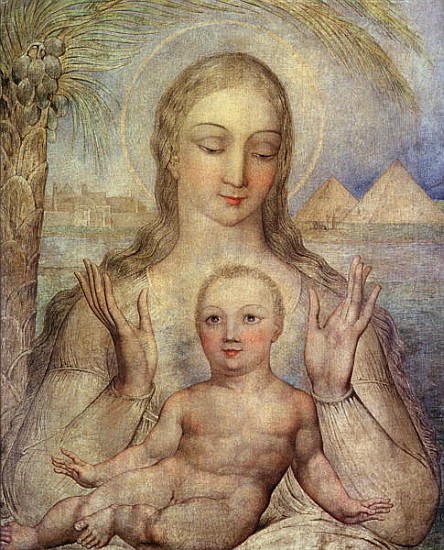 The Virgin and Child in Egypt von William Blake