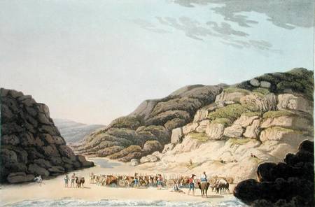 Creek of Maceira, from 'Sketches of the Country, Character, and Costume, in Portugal And Spain Made von William Bradford
