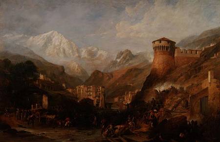 Battle of Rovereto, 4th September 1796 von William Clarkson Stanfield