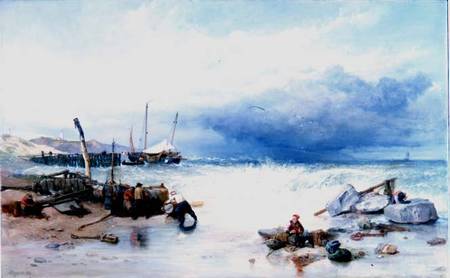 On the Coast of Brittany von William Clarkson Stanfield
