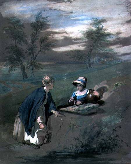 Kentish Peasant Girls von William Collins