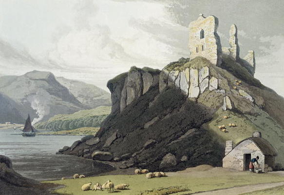 Arros Castle, Isle of Mull, from 'A Voyage Around Great Britain Undertaken Between the Years 1814 an von William Daniell