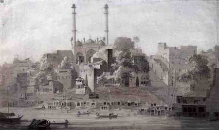 The Mosque at Benares von William Daniell