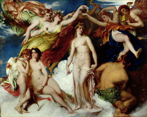 Pandora Crowned by the Seasons, 1824 (oil on canvas) von William Etty