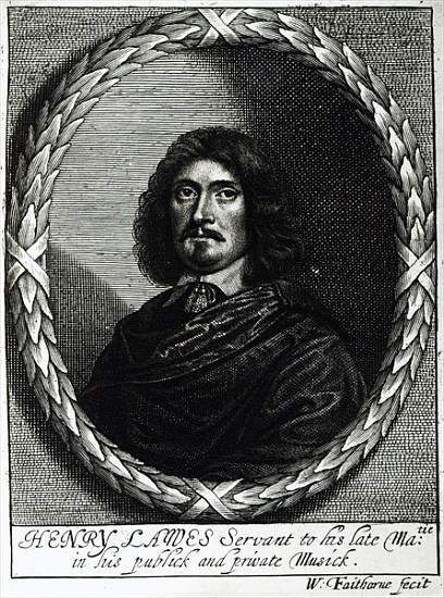 Henry Lawes (1596-1662) von William Faithorne