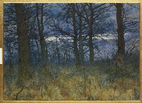 Dämmerung im Wald 1884