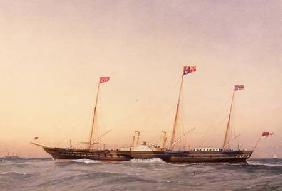 The Yacht Victoria and Albert 1880