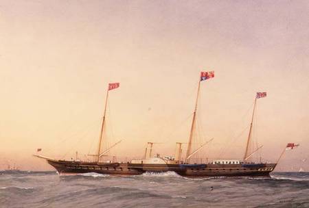 The Yacht Victoria and Albert von William Frederick Mitchell