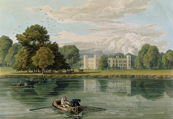 Sion House, engraved by Robert Havell (1769-1832) 1815 (colour engraving) von William Havell