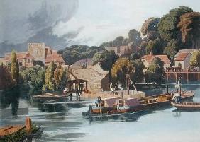 Wallingford Castle in 1810 During Bridge Repairs published