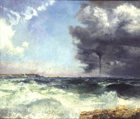 A Stormy Crossing von William Henry Bartlett