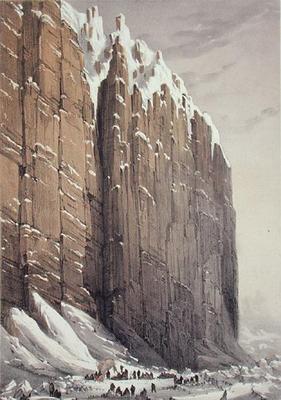 The Bivouac, Cape Seppings, from 'Ten Coloured Views taken during the Arctic Expedition of Her Majes von William Henry Browne