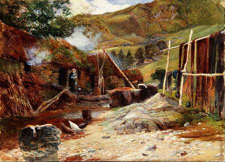 Drying Nets von William Henry Millais