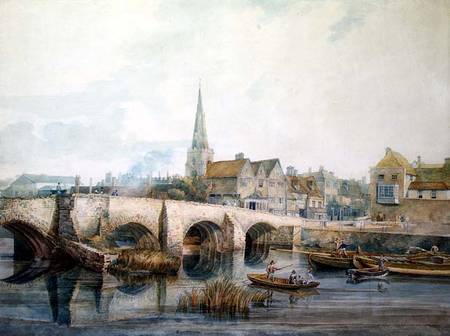 Bridge, Bedford von William Henry Pyne